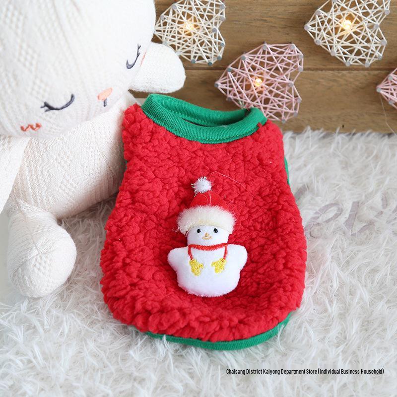 Holiday Outfits for Small Dogs, Puppies & Kittens - Teacup & Tiny Breed Vests for 1-2 Months Old