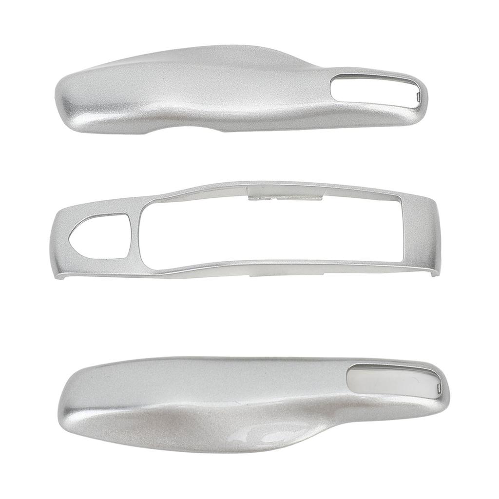 Car Smart Key Cover Case Keyless Entry Remote Key Fob Protector Shell for Panamera Cayenne 911 Macan Boxster Cayman 718 GT Silver  Style