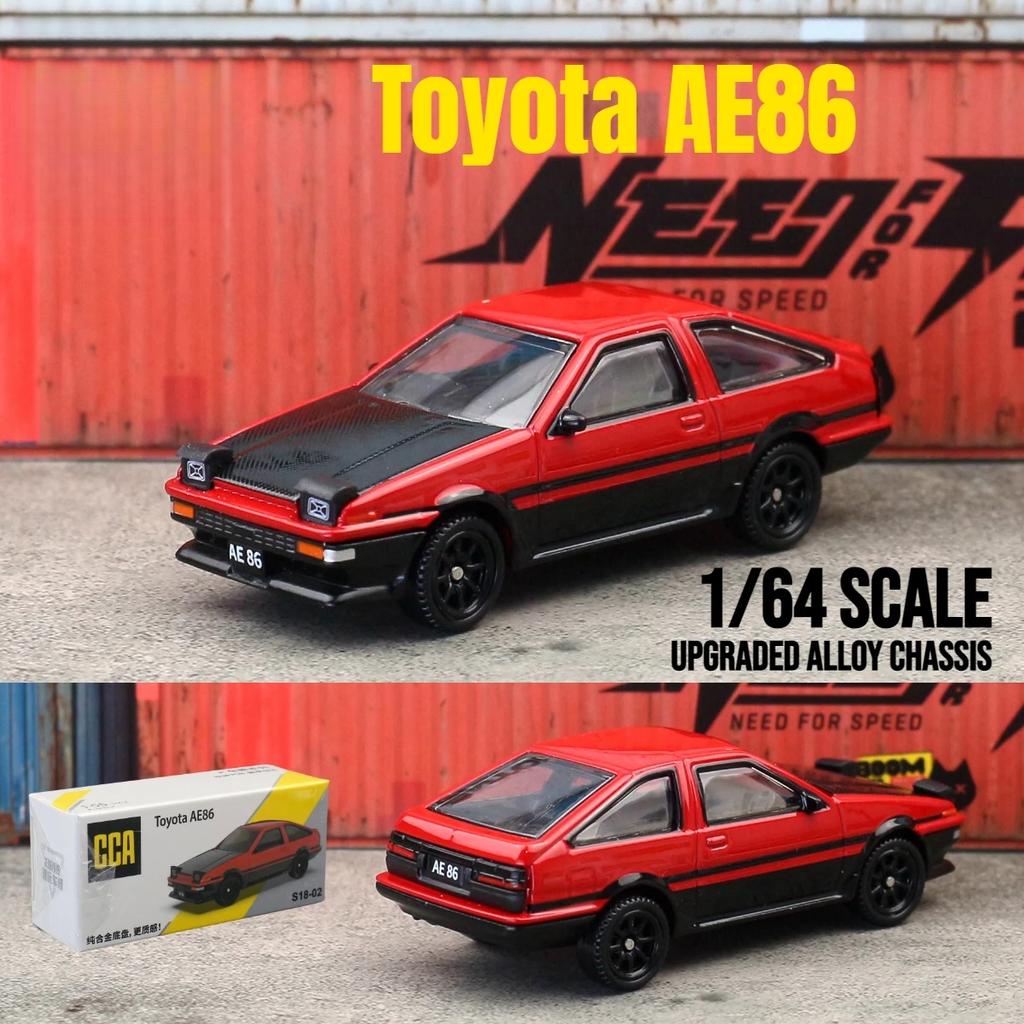 1/64 Scale Toyota AE86 Toy Car Model CCA MSZ 1:64 Diecast Vehicle Miniature Free Wheels Collection Suitable for Hot Wheels Gift Kid