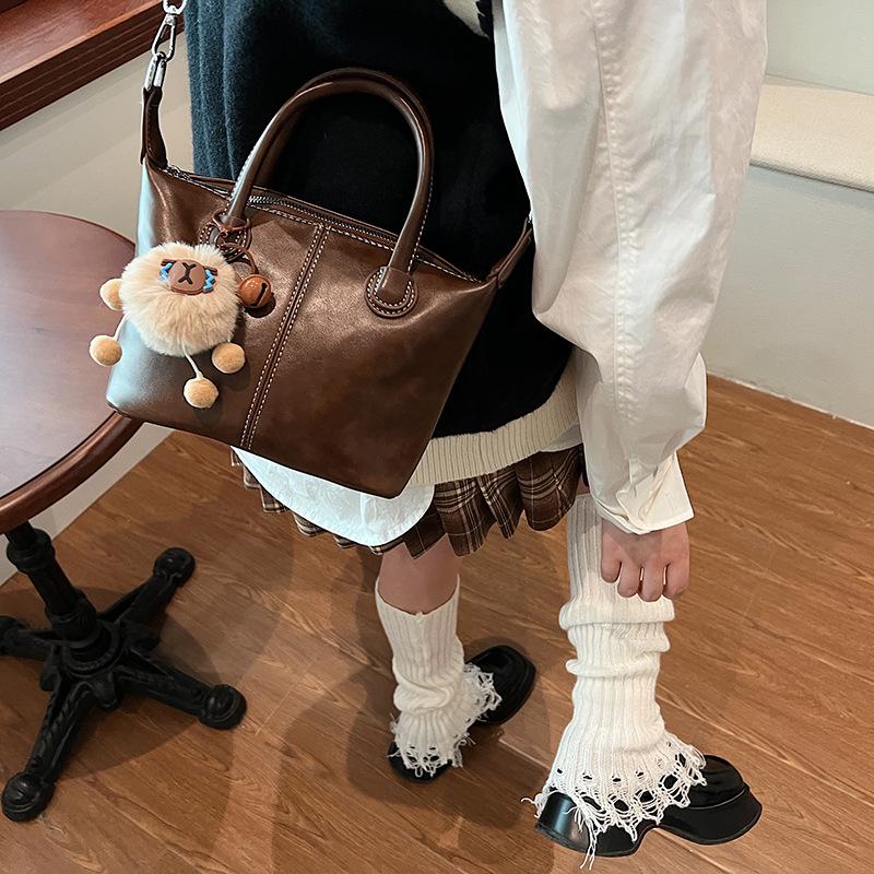 

Casual large-capacity bag women s 2025 new trend simple portable tote bag versatile commuter shoulder bag 20*11*17