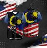 Malaysia Flag Art Print Polo Shirt, Stylish Short Sleeve Top