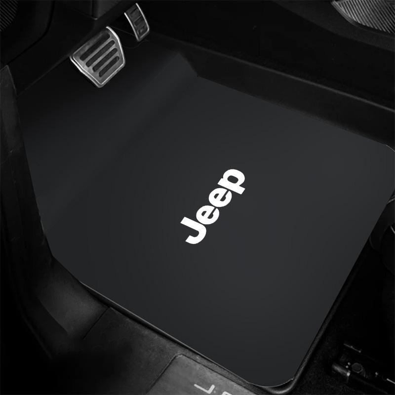 For Jeep Renegade Wrangler JL Cherokee Compass Car Floor Mat,Front & Rear Automotive Carpet Floor Mats Auto Interior Accessories