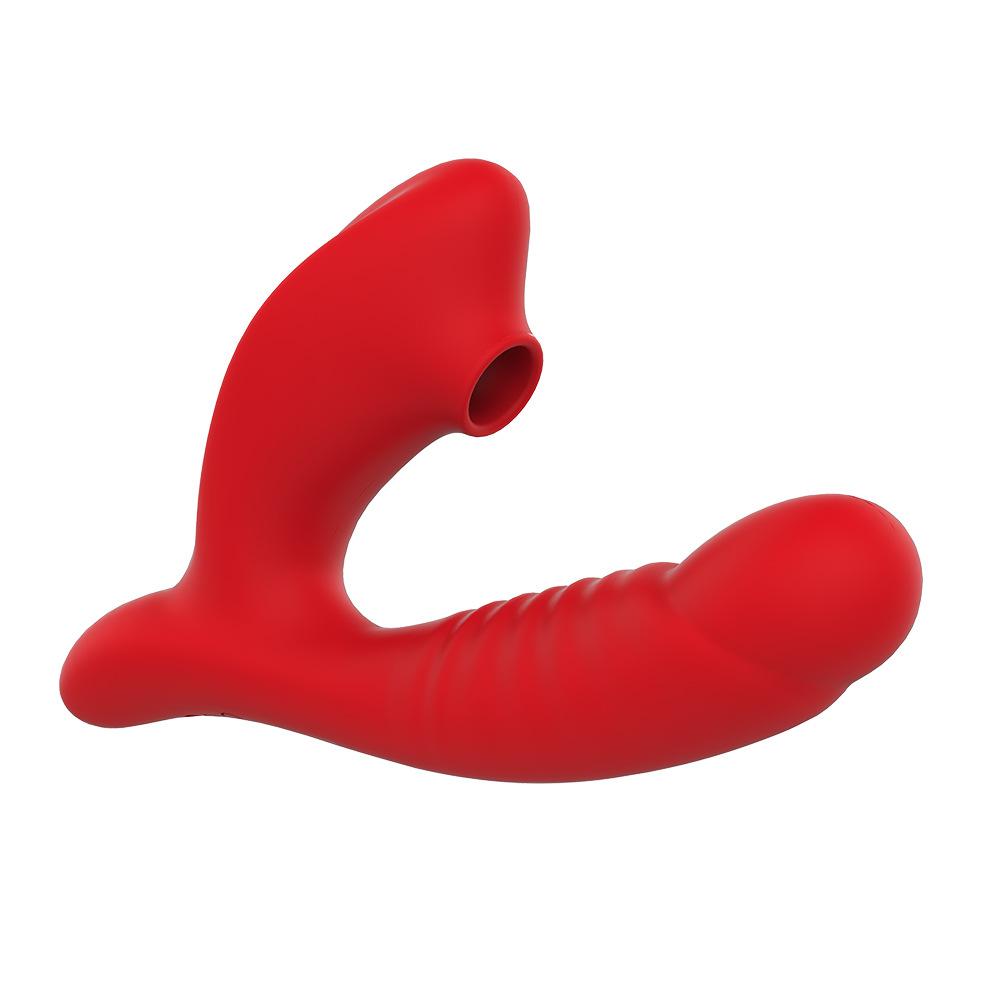Clitoral Sucking G Spot Dildo Vibrator with 10 Powerful Modes Clit Sucker Rechargeable Clitoris Stimulator Sex Toys for Women