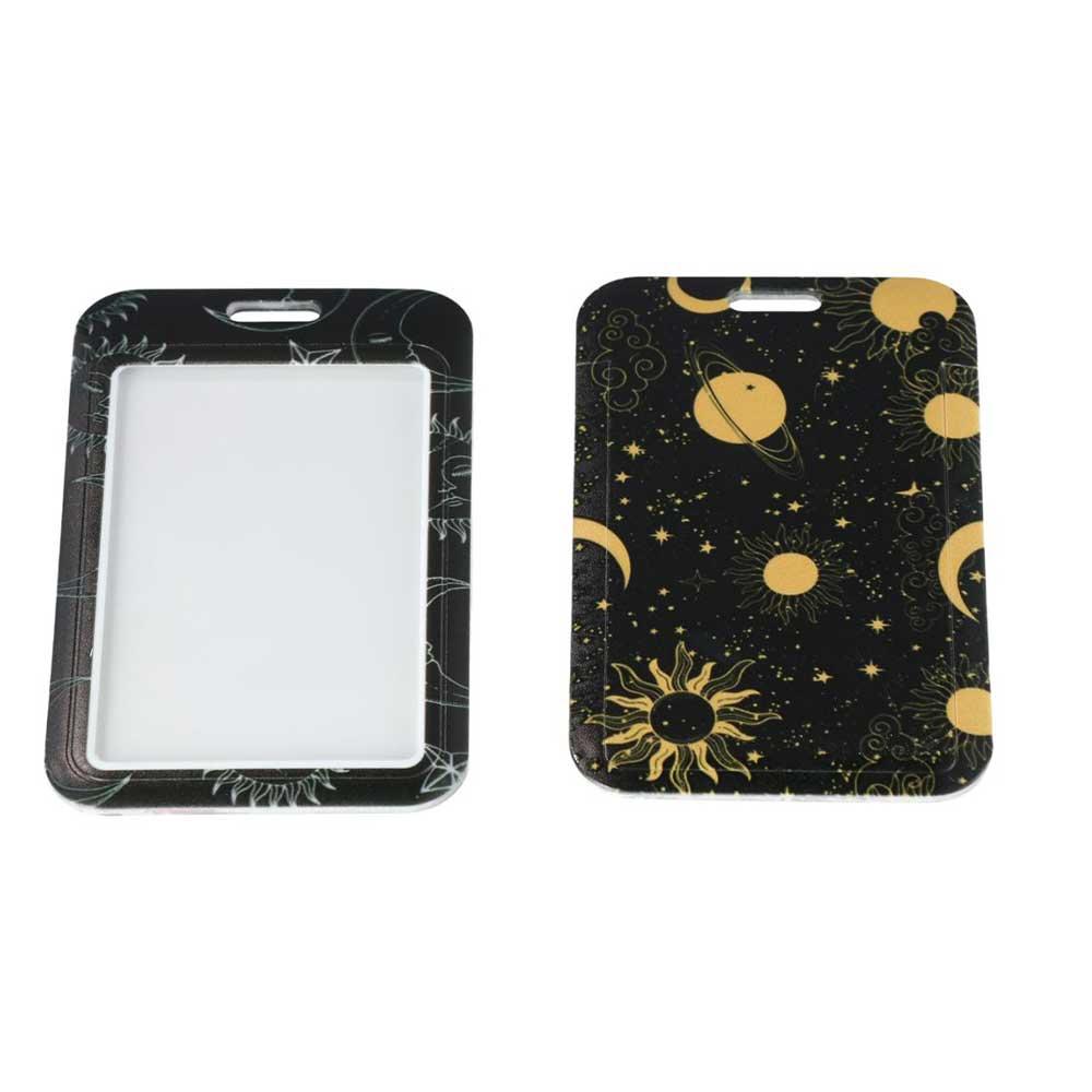 Sun and Moon Phone Lanyard Card Holder Badge Holder Phone Neck Strap ID Card Holder Hanging Rope