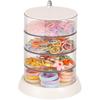 Rotating Hair Accessories Storage Box for Kids - Organizes Hairpins, Clips, and Rubber Bands