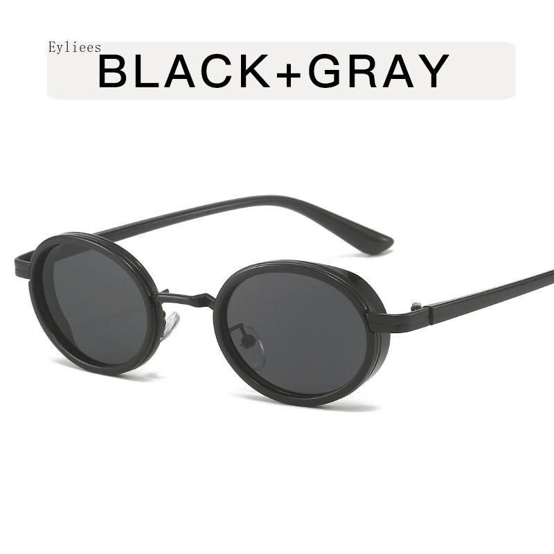 Women Men Optical Spectacle Glasses Fashion Ins Small Oval Frame Sun Shades Eyeglasses Finished Ladies Outdoor Plain Sunglasses