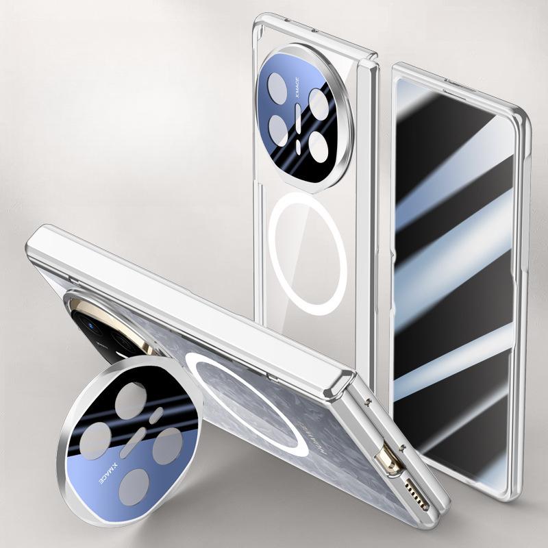 This Anti-drop Cover Is Suitable for The Magnetic Attraction Bracket of The Middle Axis Spring Hinge of The Huawei MateX6 Phone Case Film