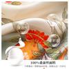 Hangzhou silk spring and autumn versatile pomegranate tree 111% mulberry silk silk scarf silk scarf women's beige neck small square scarf