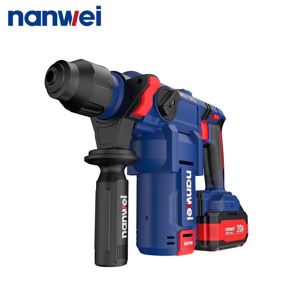 NANWEI 4J electric hammer drill, 1200 rpm, drilling range 6-16 mm