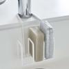 Sink Sponge Holder No Drilling Installation Faucet Sponge Caddy Hanging Organizer for Kitchen And Bathroom Sponge Scouring Pad