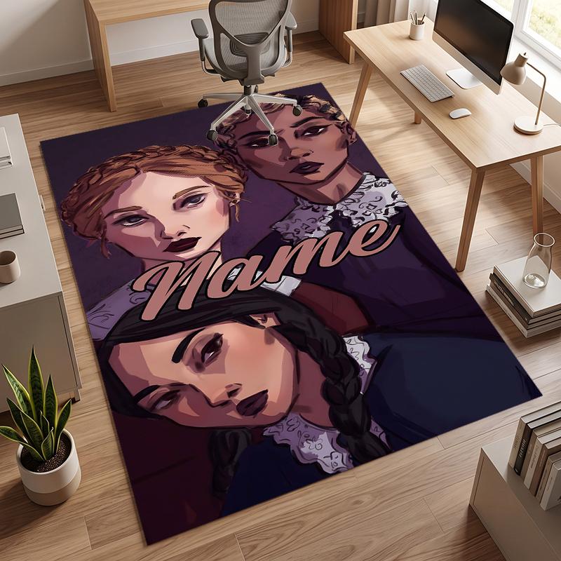 Sabrina (5) Personalized Name Office Carpet Stylish Decor for Living Room Bedroom Kitchen
