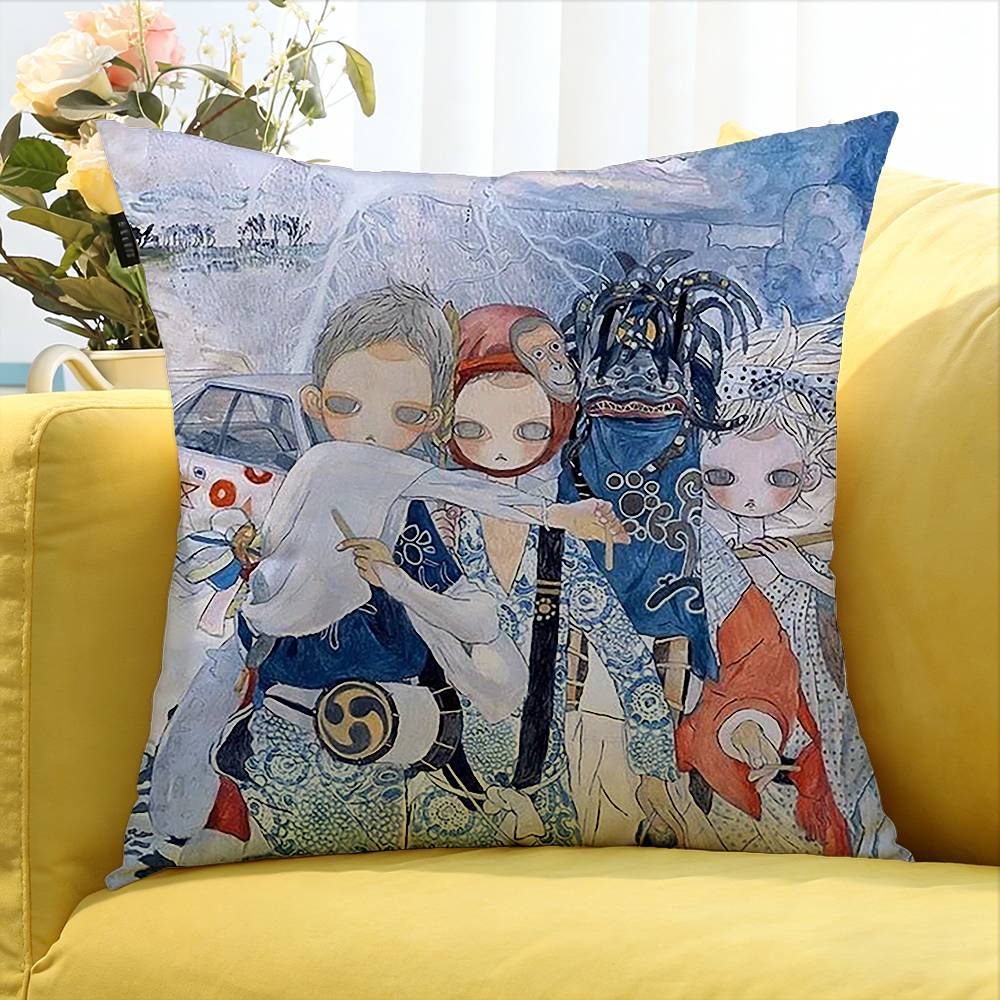 AAya TTakano Art World Various Sizes Square Pillow Case For Car Home Bedchamber Decor