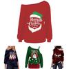 Stylish Women's Christmas Jumper Pullover Loose Fit Sweatshirt For Festive Seasons