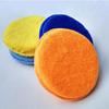 5pcs Car Waxing Polish Sponges Car Detailing Wax Applicator Pads Round Pocket Microfiber Foam Sponges Car Cleaning Tools