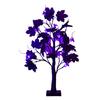 24 Inches Halloween Tree with Light LED Glowing Tree with Ghost/Pimpkin/Eyeball Light for Indoor Home Table Decor