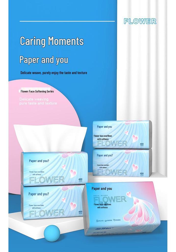 18-Pack 4-Layer Toilet Paper: 400 Sheets Per Pack, Pull-Out Design