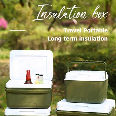 6/13L Haushalts-Kühlbox Großes Fassungsvermögen Lebensmittel-Aufbewahrungsbox Wärmeerhaltung Frischhaltung Inkubator für Outdoor-Camping Angeln