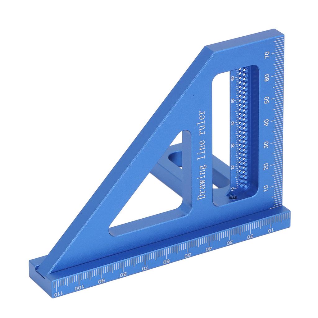 3D Multi Angle Msuring Ruler 45 90 Degree Aluminum Alloy Woodworking   Protractor Miter