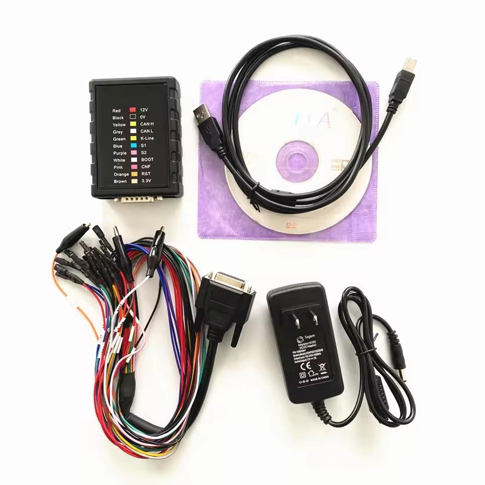 Universal ECU BENCH AMT BST Service Tool For B,MW/Benz/VOLVO/VAG/OPEL Online/Offline Read&Write V2.1.5.6 Support MG1 MD1 Protocl