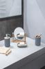 AWD INTERIOR Rayon 1637 toilet brush, ash-gray matt bamboo