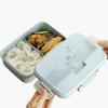 Microwave Lunch Box Wheat Straw Dinnerware Food Storage Container Bento Box Children Kids School Office