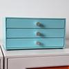 Wrought Iron Multi-layer Desktop Storage Box with Drawers for Keys, Combs, and Cosmetics