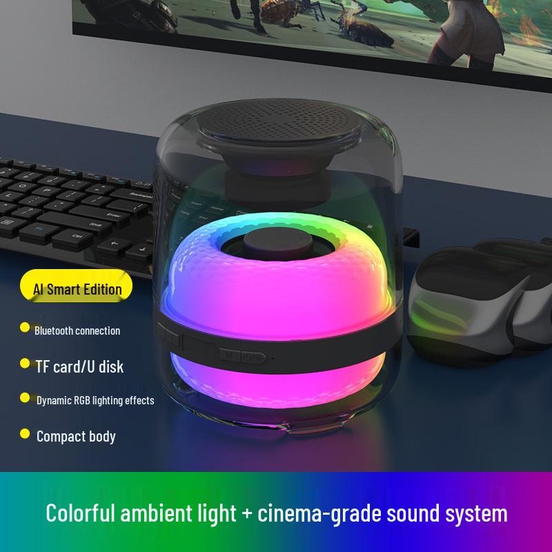 YD-19 RGB Bluetooth Speaker - HIFI Sound, Heavy Bass, Compact Design