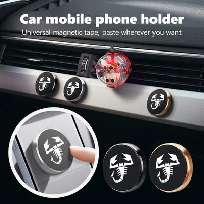 Car Phone Holder Magnetic Mount Cell Phone Stand GPS Support For Abarth 500 FR FIAT Linea Panda DobloAlbea Astra Bravo