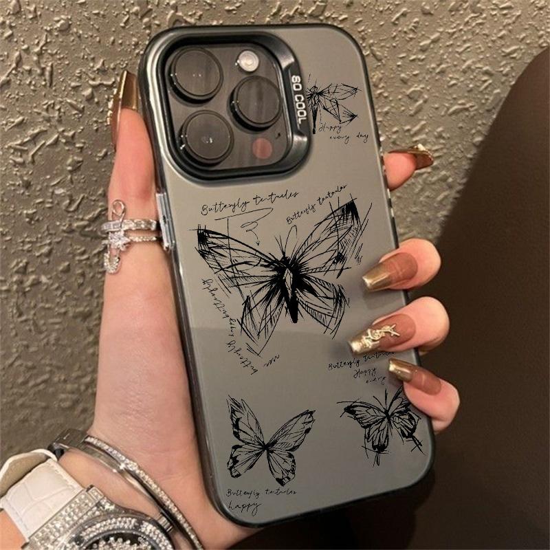 Butterfly Case For OPPO A38 A17 A15 A18 A58 A77S A77 A57 A76 A96 A94 A78 A98 5G Reno 10 5G 10 Pro 5 6 Lite 7 4G 6 Pro 5F Cover
