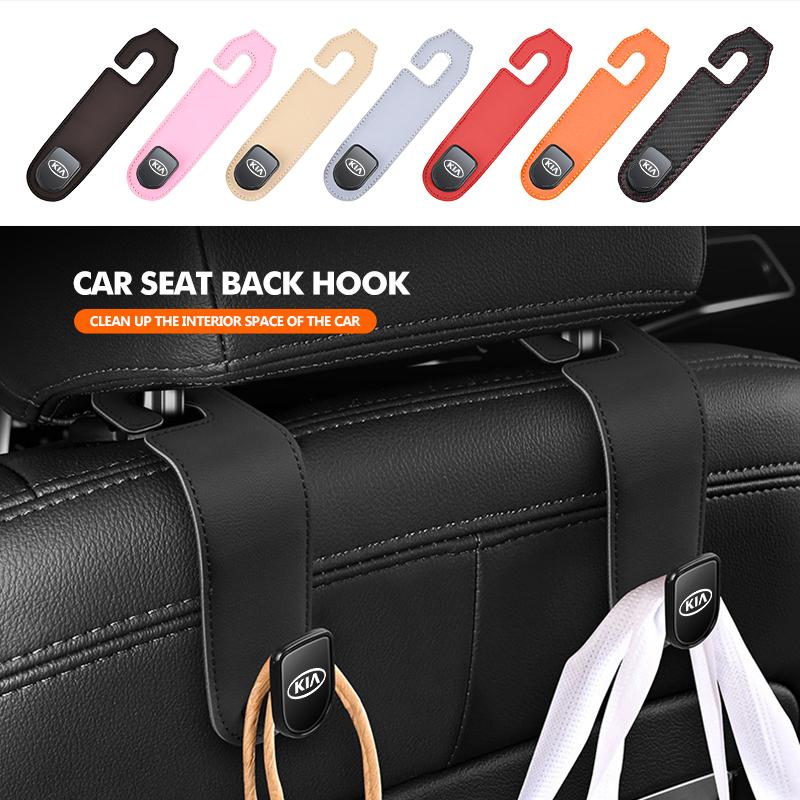Car Seat Belt Anti-skid Leather Fixed Limiter Adjester Clip For KIA Stinger Optima Cerato Soul Venga Forte Spectra Sedona HR8