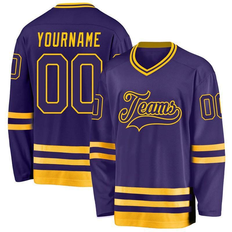 Mens Long Sleeve Duck Print Hockey Jersey T-Shirt Loose Fit Casual Sport Tee Youth