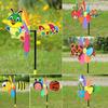 Tier Biene Sechs Farben Dreidimensional Windmühle Cartoon Kinderspielzeug Heim- Gartendekoration Windspiel Windrad Wirbelwind Hofdeko
