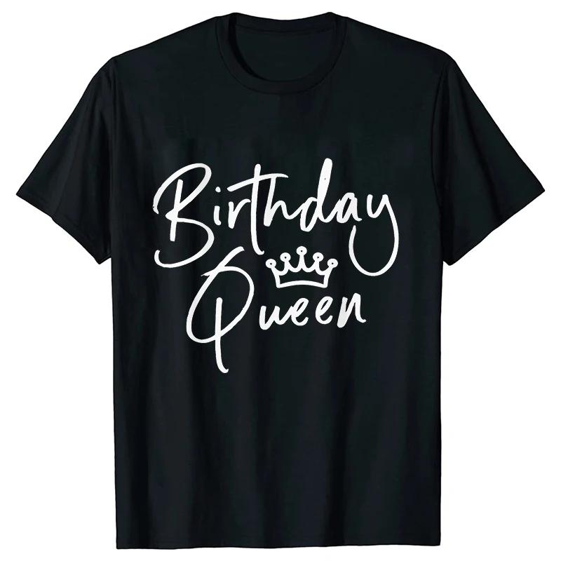 Women Clothing Short Sleeve Print Tshirts Birthday Squad Graphic Travel Ladies Tops T Shirt Tee T-Shirt Best Friend Tees