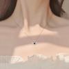 Collana Proiezione Foto Personalizzata Amore con Foto all'Interno Ciondolo Cuore di Cristallo Choker con Foto