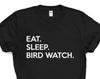 Eat Sleep Bird Watch T-shirt: Soft Cotton Birding Tee
