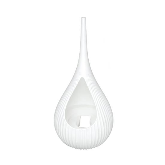Yousheng Compact Size Candlestick, Vertical Grain Texture Candle Holder, Water Drop Shape 3D Printed Candlestick for Living Room Dining Table