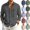 Men's Casual Outdoor Collared Corduroy Long-Sleeve Shirt