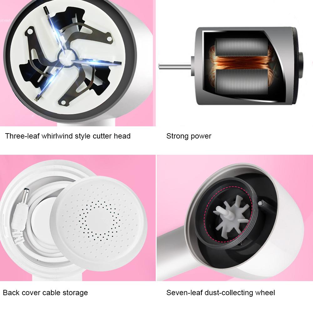 USB Electric Hair Ball Trimmer Shaver Cloth Fabric Fuzz Remover Clothes ShaverWhite