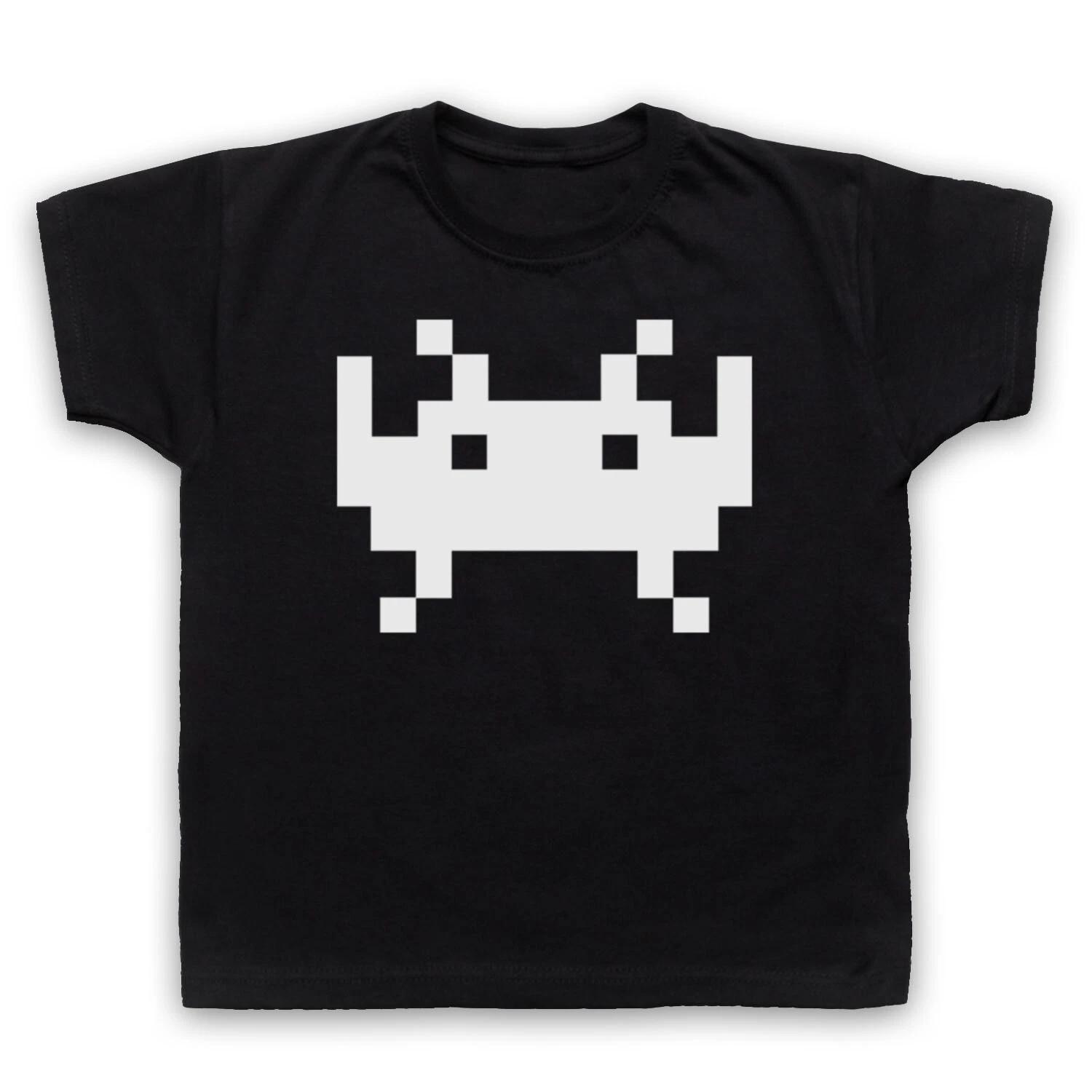 SPACE INVADERS UNOFFICIAL ALIEN 70s ARCADE VIDEO GAME KIDS CHILDS Boys Baby Children T-shirt 150