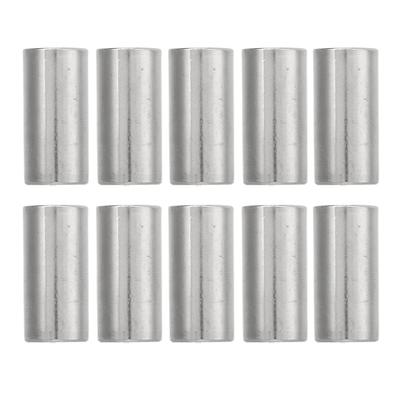 10 Pcs Round Connector Nut M8x1.25 Female Thread L25mm Rod Coupling Nuts Stainless Steel Threaded Sleeve Rod