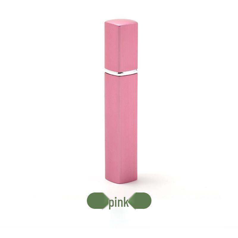 12ml Square Perfume Spray Bottle with Aluminum Shell and Glass Liner