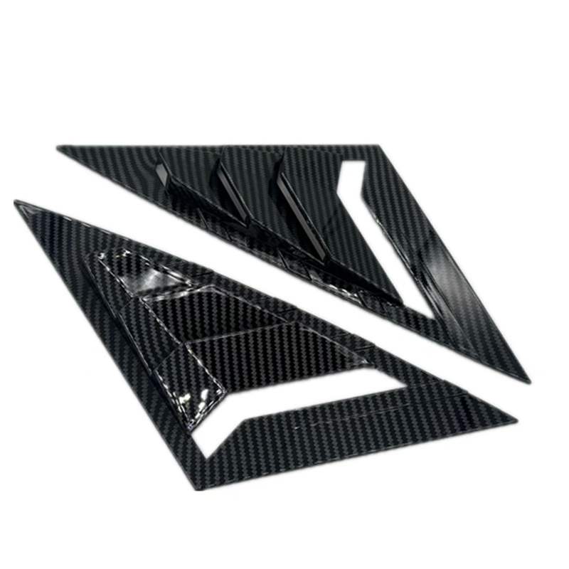 Car Front Window Shutter For Kia K5 2020-2026 Car Front Louver Window Side Shutter Cover Trim Sticker Vent Scoop ABS Carbon Black