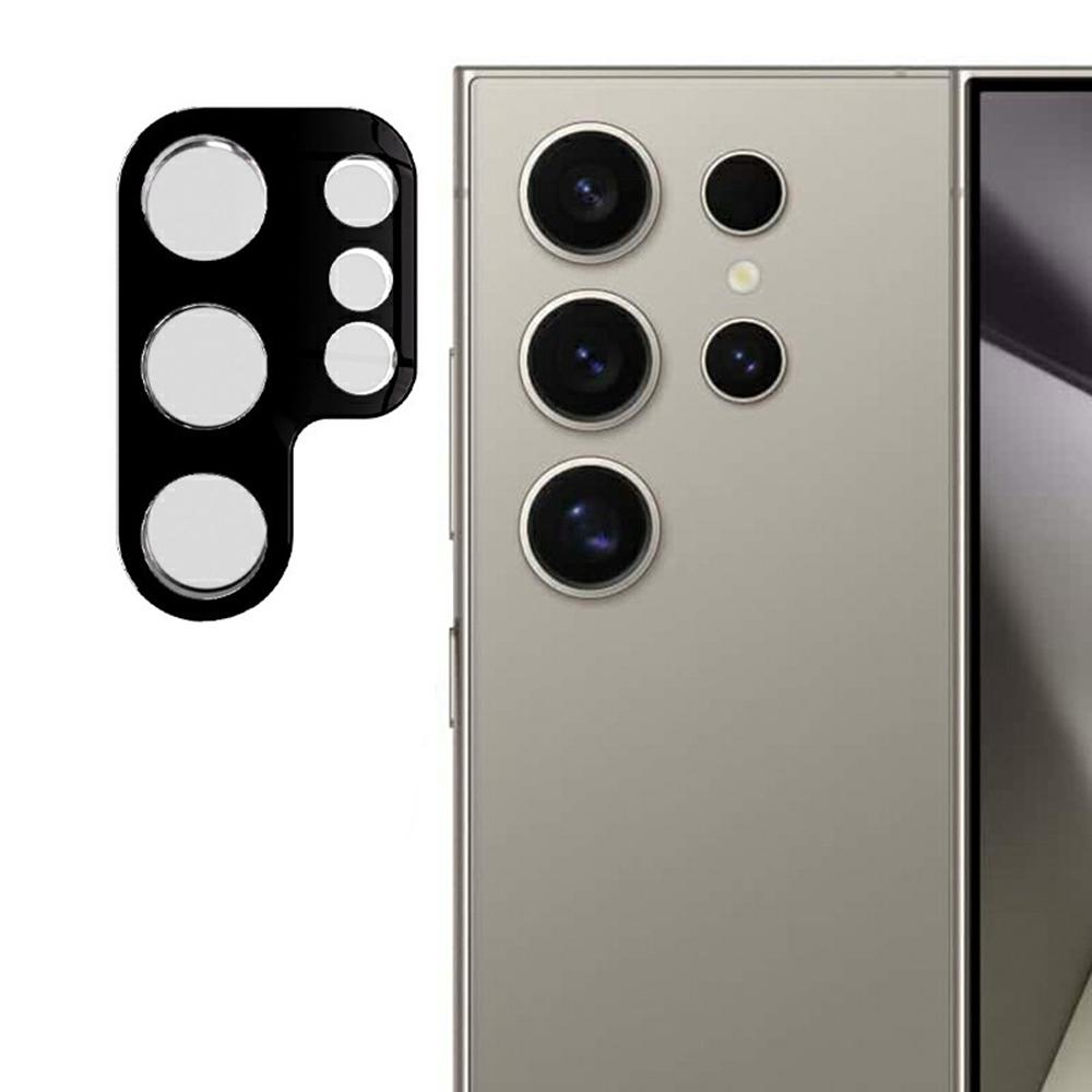 

RURIHAI Для Samsung Galaxy S25 Ultra Захисник об єктива камери 3D Шовкографія Високоалюмінієво-силікатне скло Плівка для об єктива Type A