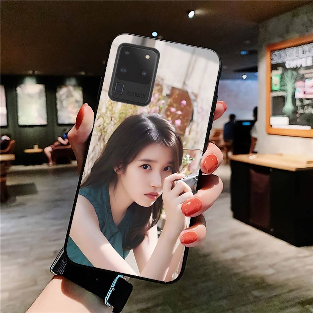 Korean L-Lee Ji Eunes Female Singer Phone Case For Samsung S 24 Fe 25 Ultra Plus 20 Lite 21 30 22 23 24 22 Ultra 5G Fundas