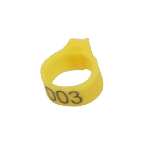 Bird Clip Ring Number 001-100 Inner Diameter 8mm Pigeon Leg Poultry Dove Bird Parrot Clip Rings Band Foot Ring Pigeon Supplies
