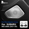 For Subaru ZN8 BRZ Toyota GR86 ZD8    2024 2025 Car Audio Door Speaker Trim Loudspeaker Cover Trim Stainless Steel