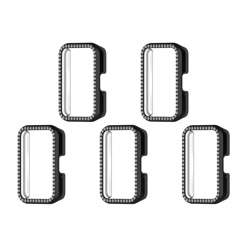

PC Diamond Inlaid Case Half Cover Case for Samsung Galaxy Fit 3 SM-R390 (Black)