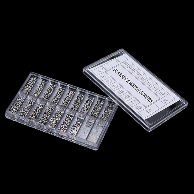 Ultimate 18-In-1 Glasses Repair Screw Kit | Precision Nose Pads, Spacer Caps & Frameless Screws For Eyeglass Adjustments & Maint