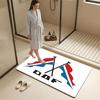 D-A-F Trucks Brand Floor Mat Diatomite Bath Mat – Highly Absorbent, Non-Slip, Quick-Drying Bathroom Rug