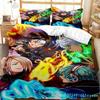 The King Of Fighters Digital Print Polyester Bedding Sets Child Kids Covers Boys Bed Linen Set For Teens Bedding Set